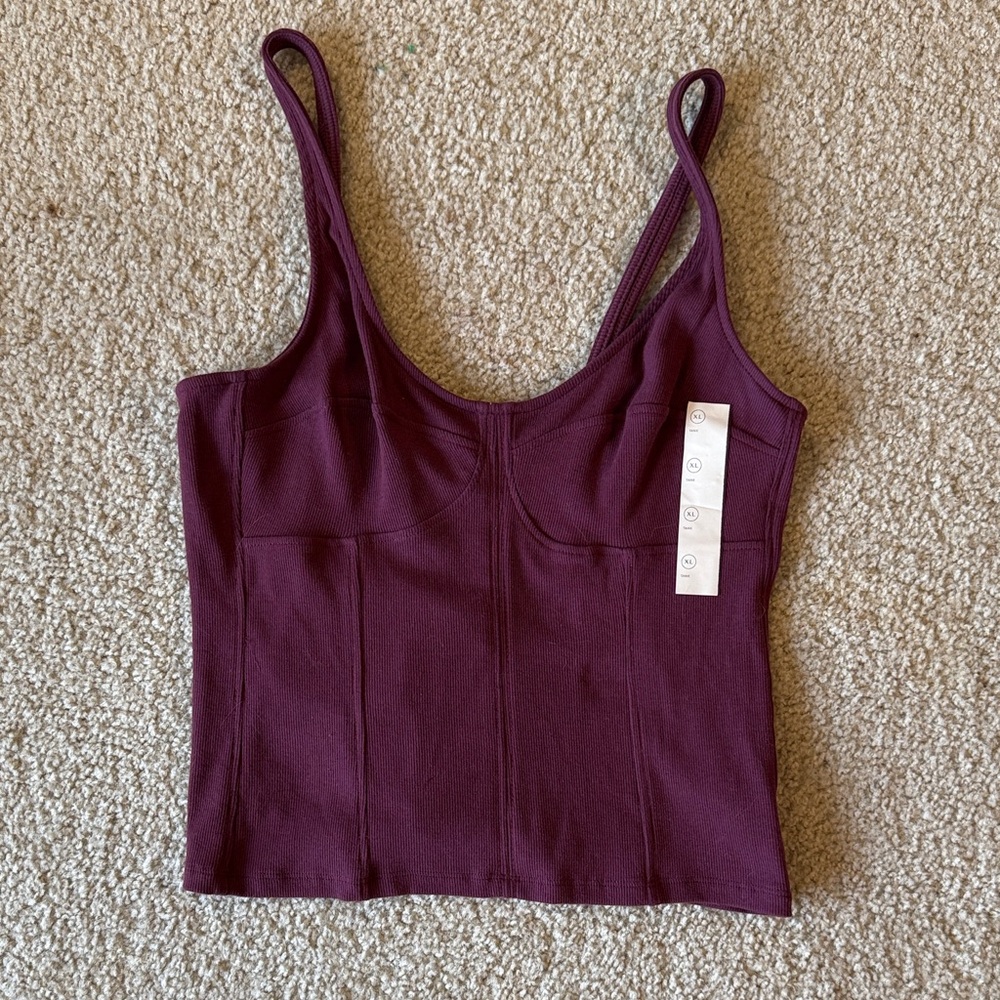 Universal Thread Burgundy Sleeveless Top